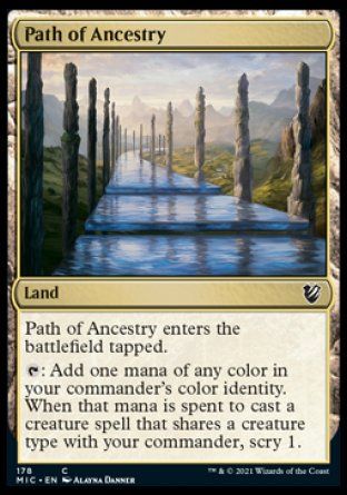 Path of Ancestry (Innistrad Midnight Hunt Commander Decks) Trading Card