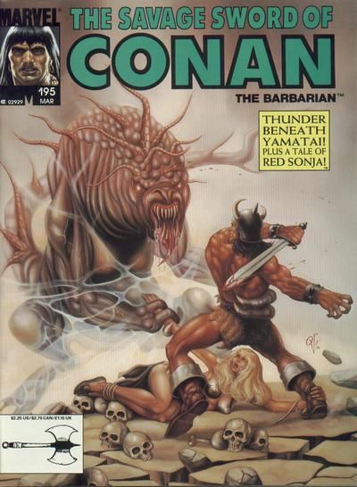 The Savage Sword of Conan #195 Comic