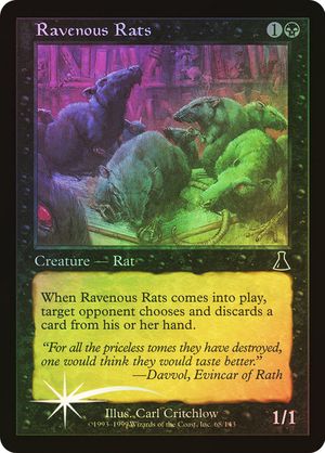 Ravenous Rats (Urza's Destiny - Foil) Value - GoCollect