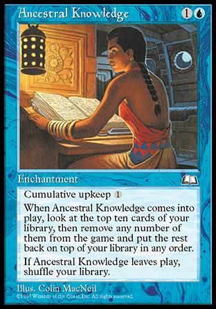 Ancestral Knowledge (Weatherlight) Trading Card