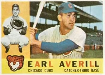 Earl Averill 1960 Topps #39 Sports Card