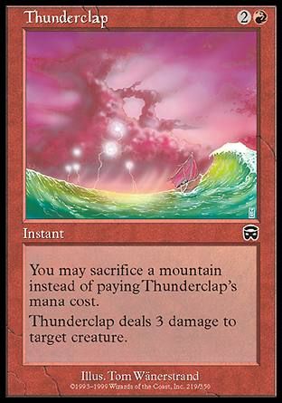 Thunderclap (Mercadian Masques) Trading Card