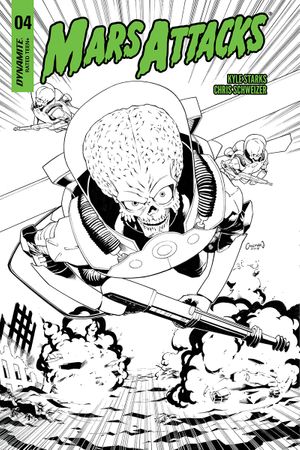 Mars Attacks #4 (20 Copy Coleman B&w Cover)