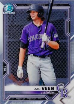 Zac Veen 2021 Bowman Chrome - Prospects Baseball #BCP-183 Sports Card