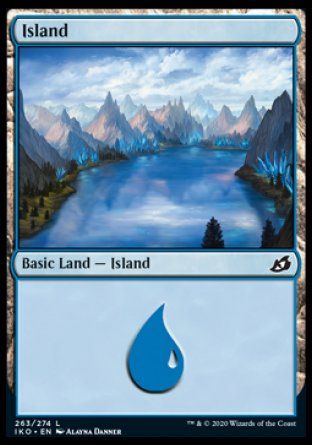 Island (Ikoria Lair of Behemoths) Trading Card