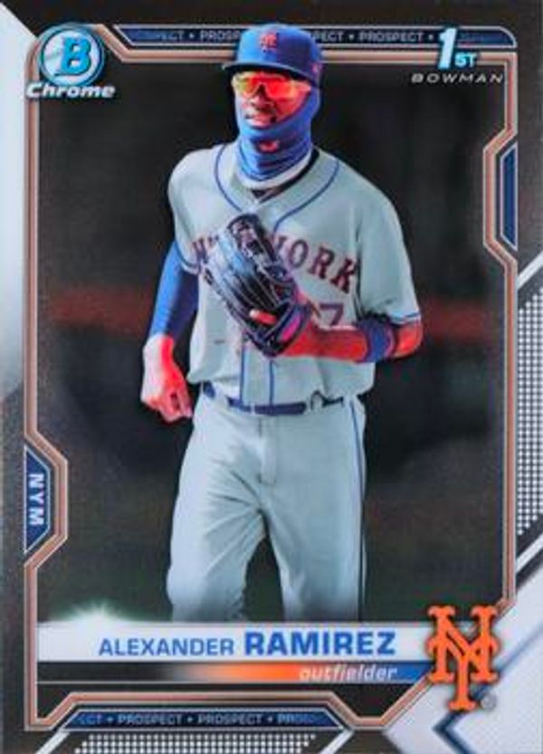 Alexander Ramirez 2021 Bowman Chrome - Prospects Baseball #BCP-208