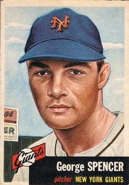 George Spencer 1953 Topps #115 Sports Card