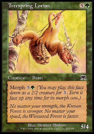 Treespring Lorian (Onslaught) Trading Card