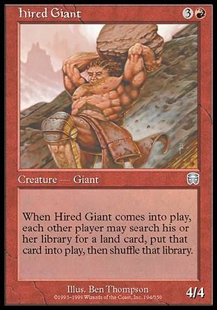 Hired Giant (Mercadian Masques) Trading Card