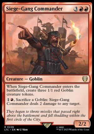 Siege-Gang Commander (The Lord of the Rings Commander Decks)