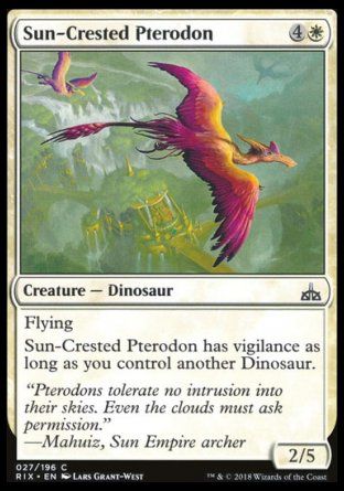 Sun-Crested Pterodon (Rivals of Ixalan) Trading Card