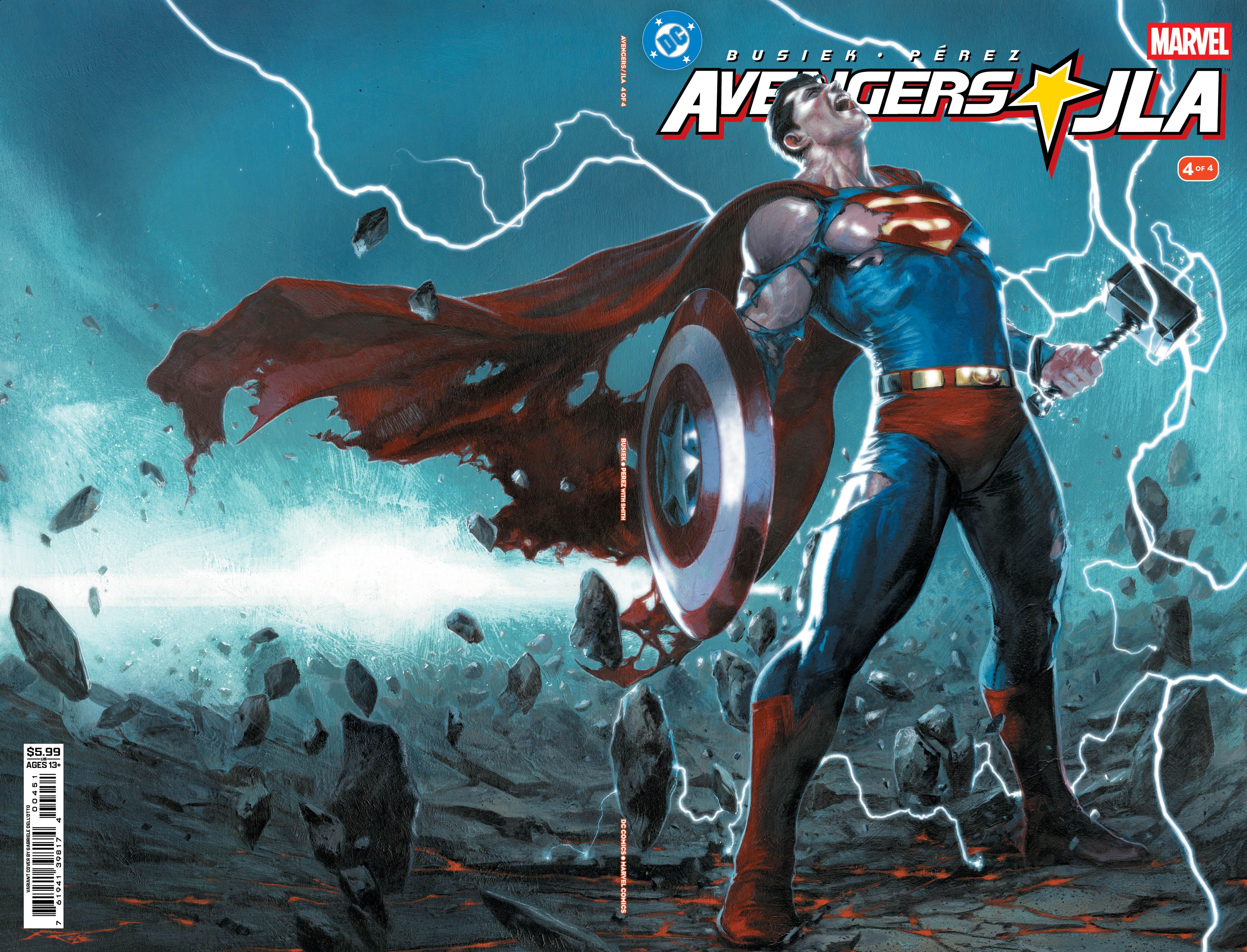 Avengers / JLA #4 (Facsimile Edition Cvr E Gabriele Dell Otto Wraparound Variant) Comic
