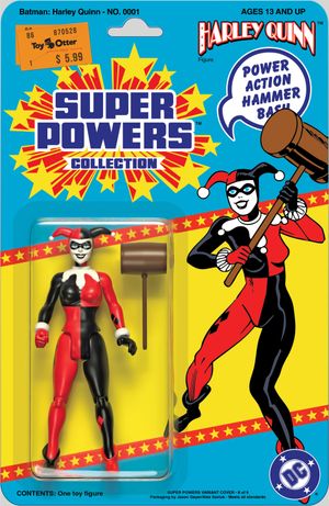 Batman: Harley Quinn #1 (Facsimile Edition Cvr B Jason Geyer & Alex Saviuk Super Powers Card Stock Variant)