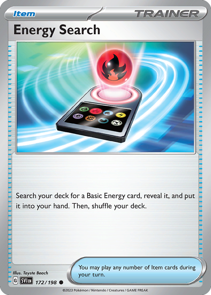 Energy Search (172/198) - Scarlet & Violet Pokémon Card