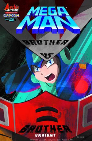 Mega Man #46 (Brother Vs Brother Variant Cover)