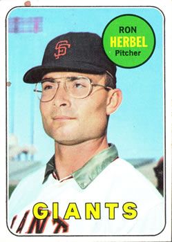 Ron Herbel 1969 Topps #251 Sports Card