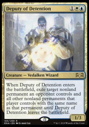 Deputy of Detention (Ravnica Allegiance) Trading Card