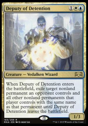 Deputy of Detention (Ravnica Allegiance)