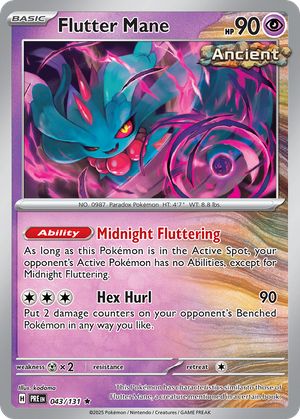 Flutter Mane (43/131) - Prismatic Evolutions