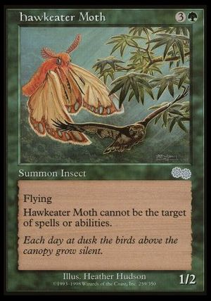 Hawkeater Moth (Urza's Saga)