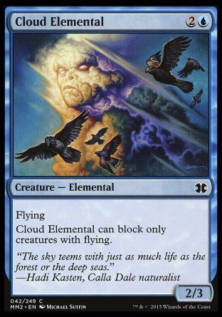 Cloud Elemental (Modern Masters 2015) Trading Card