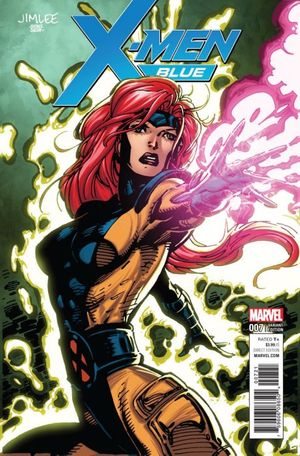 X-Men: Blue #7 (X-men Card Variant)