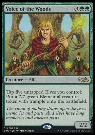 Voice of the Woods (Duel Decks : Anthology) Trading Card