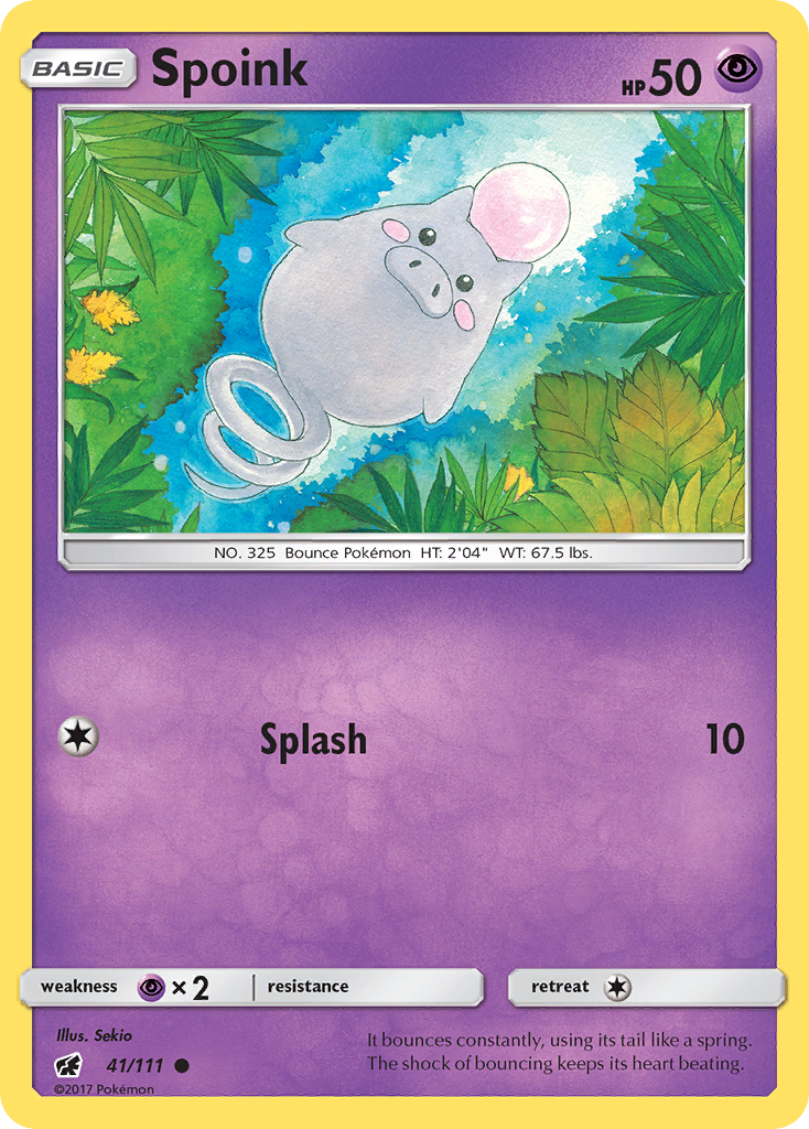 Spoink (41/111) - Crimson Invasion Pokémon Card