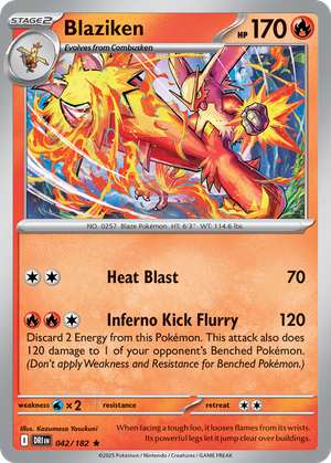 Blaziken (42/182) - Destined Rivals