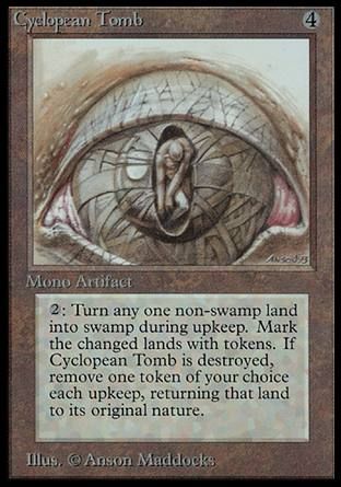 Cyclopean Tomb (Beta) Trading Card