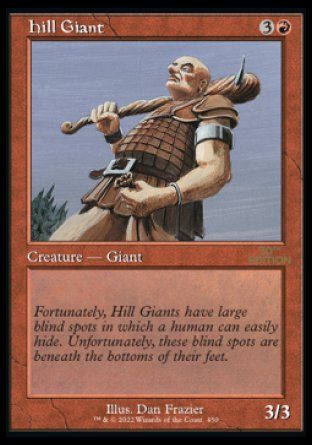 Hill Giant (Magic 30th Anniversary Edition - Old Frame) Trading Card