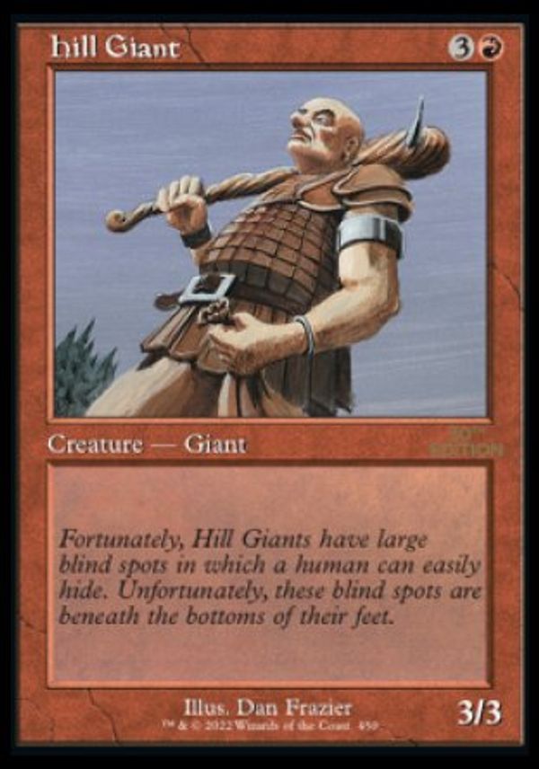 Hill Giant (Magic 30th Anniversary Edition - Old Frame)