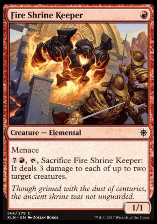 Fire Shrine Keeper (Ixalan) Trading Card