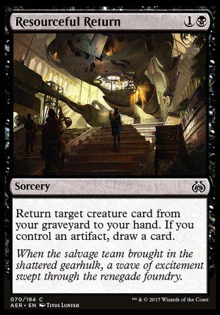 Resourceful Return (Aether Revolt) Trading Card