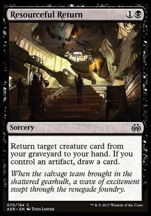 Resourceful Return (Aether Revolt)