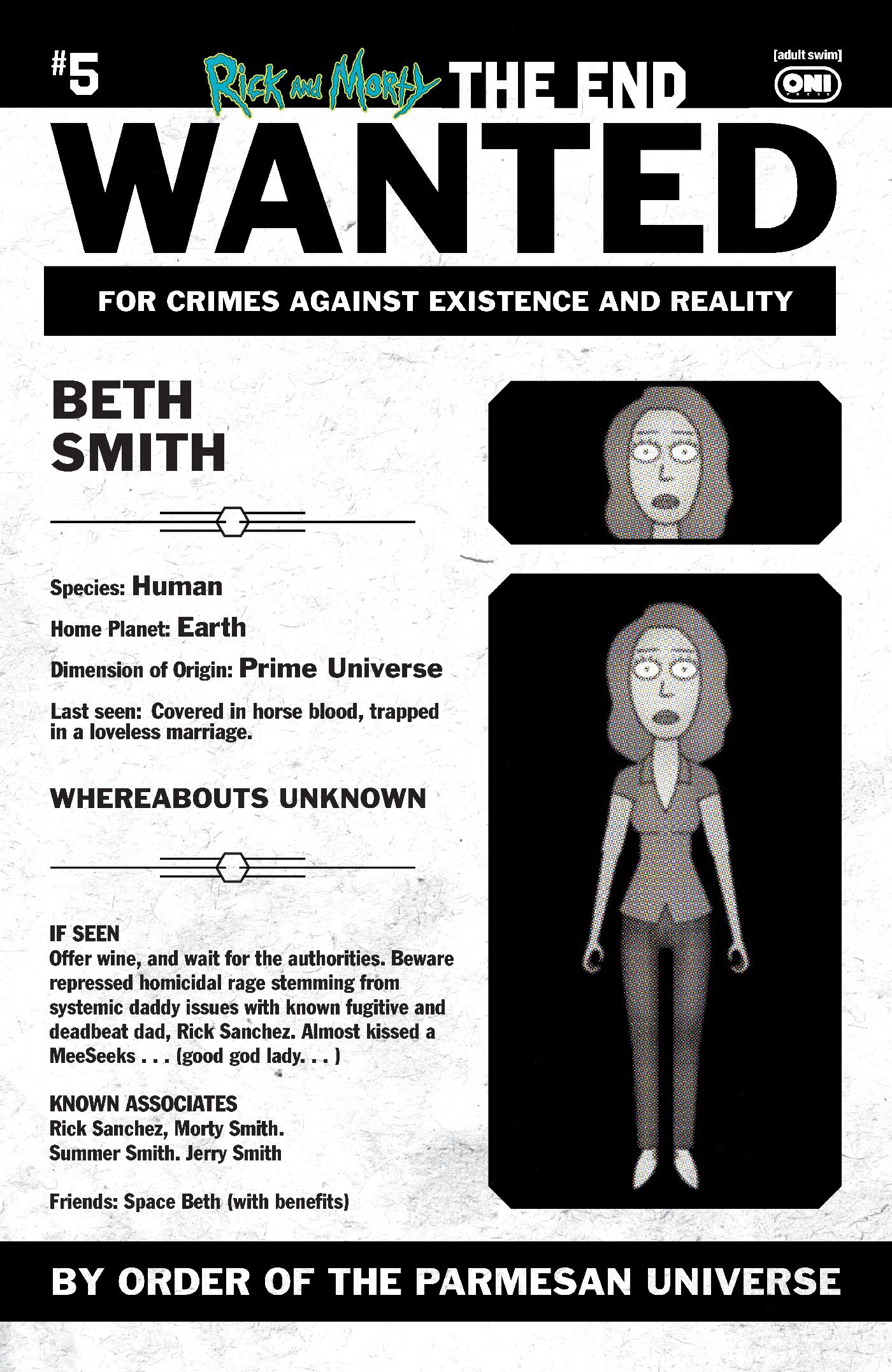 Rick And Morty The End #5 (Cvr C Inc 1:10 Phil Murphy Most Wanted Variant) Comic