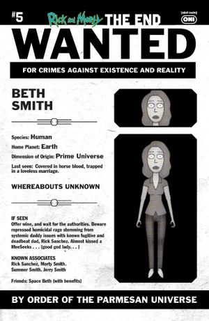 Rick And Morty The End #5 (Cvr C Inc 1:10 Phil Murphy Most Wanted Variant)