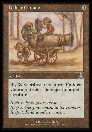 Fodder Cannon (Urza's Destiny) Trading Card