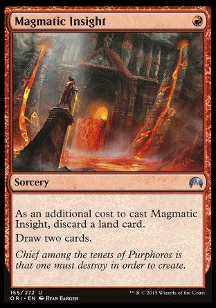 Magmatic Insight (Magic Origins) Trading Card