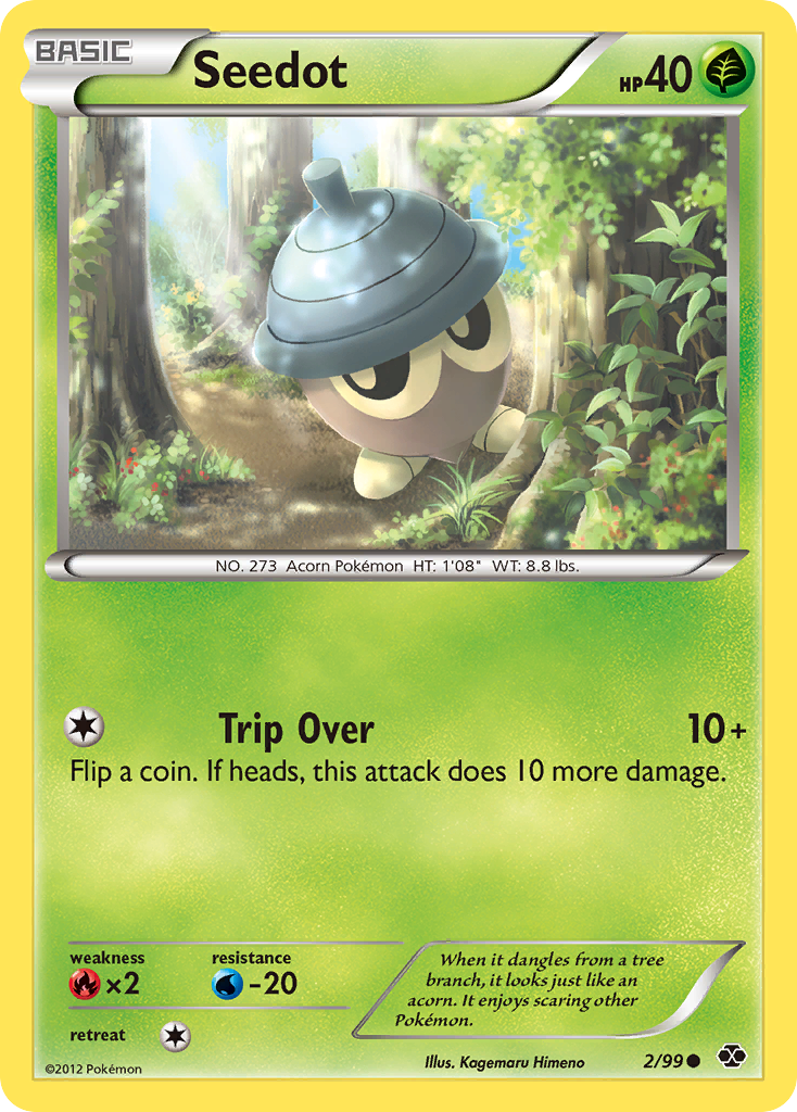 Seedot (2/99) - Next Destinies Pokémon Card