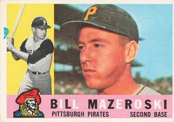 Bill Mazeroski 1960 Topps #55 Sports Card