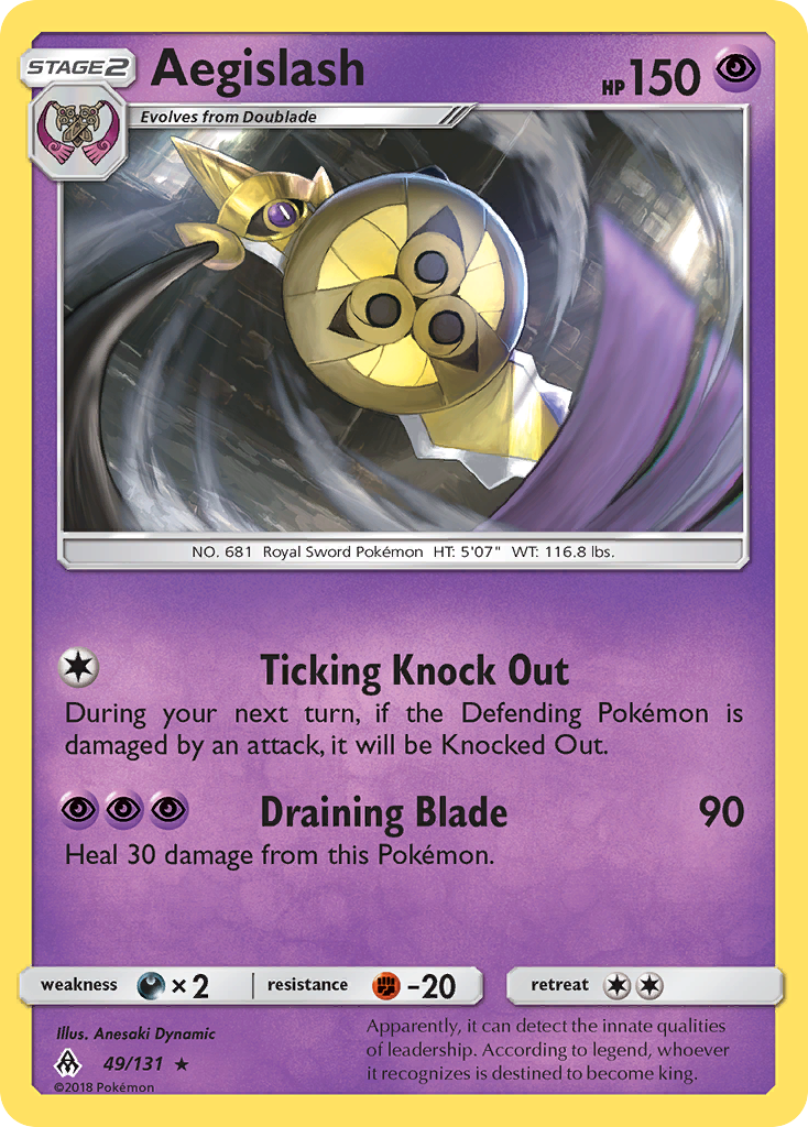 Aegislash (49/131) - Forbidden Light Pokémon Card