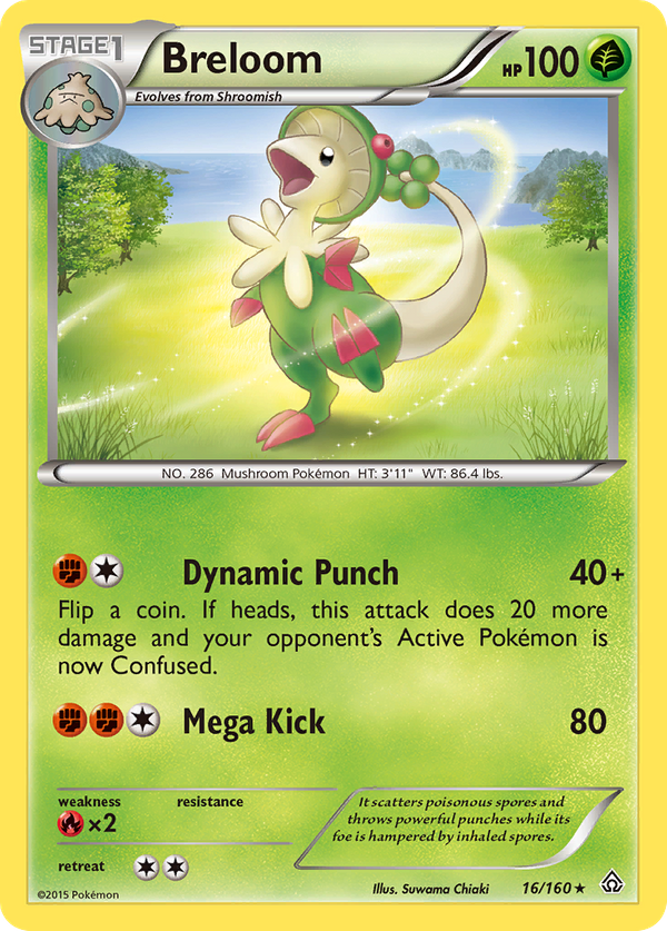 Breloom 16160 Primal Clash Value Gocollect Breloom 16 160