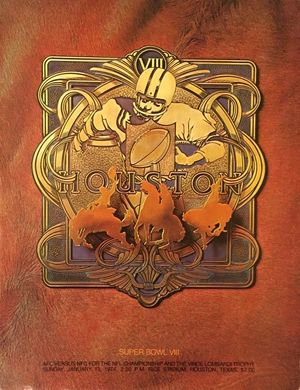 Super Bowl VIII Game Program #8