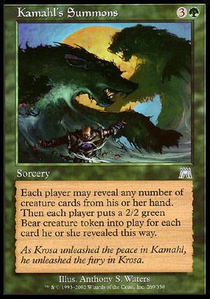 Kamahl's Summons (Onslaught)