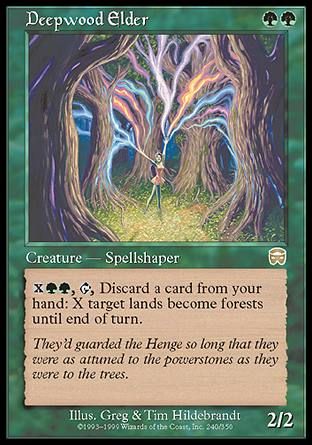 Deepwood Elder (Mercadian Masques) Trading Card