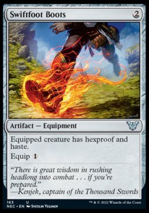 Swiftfoot Boots (Kamigawa Neon Dynasty Commander Decks)