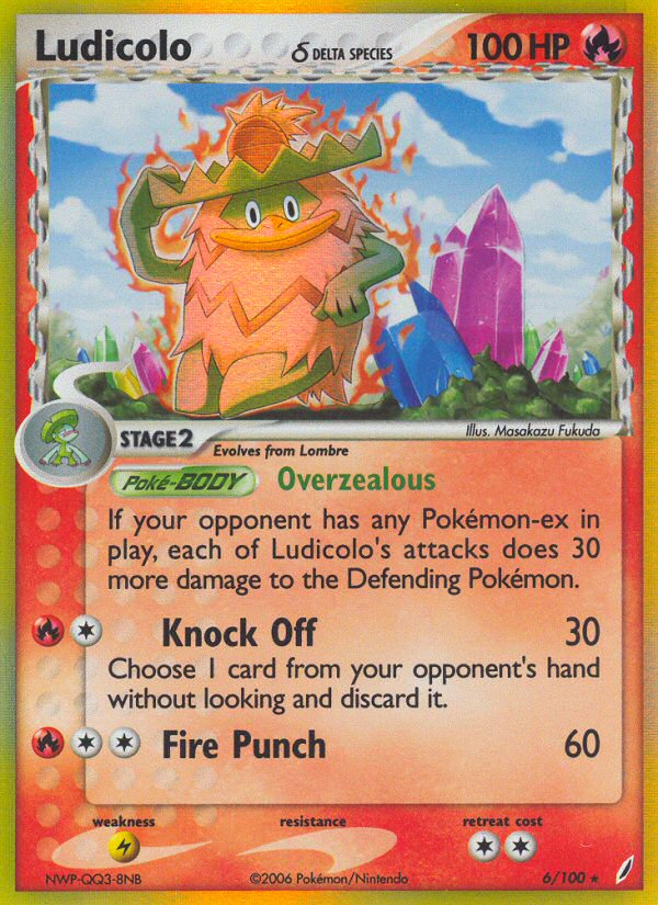 Ludicolo Pokémon Card