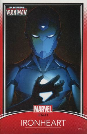 Invincible Iron Man #593 (Trading Card Variant Leg)