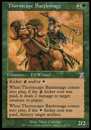 Thornscape Battlemage (Time Spiral) Trading Card